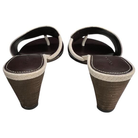 Donald Pliner Women's Vimms Metallic Snake Heels Praline Size 7 - Picture 7 of 8